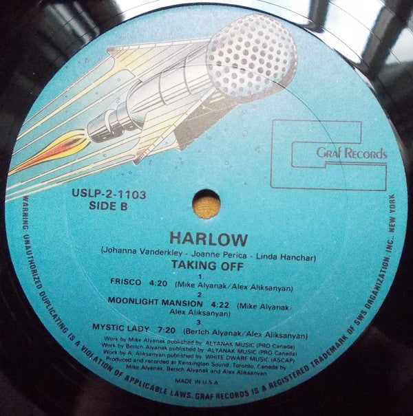 Harlow (2) : Taking Off (LP, Album)
