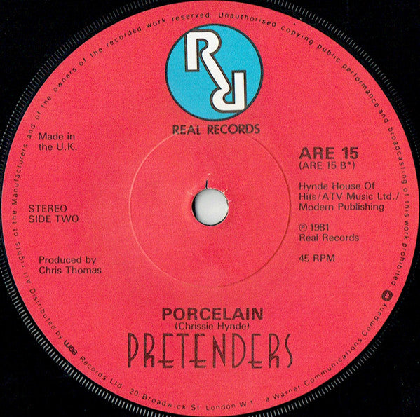 The Pretenders : Message Of Love (7", Single)