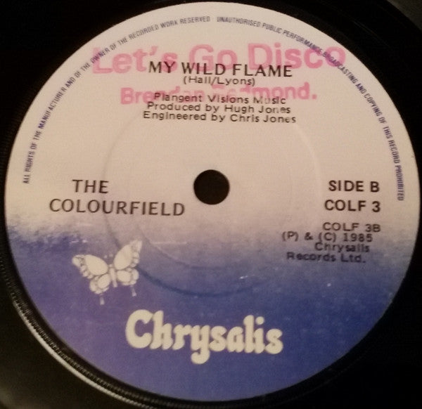 The Colour Field* : Thinking Of You (7", Single)