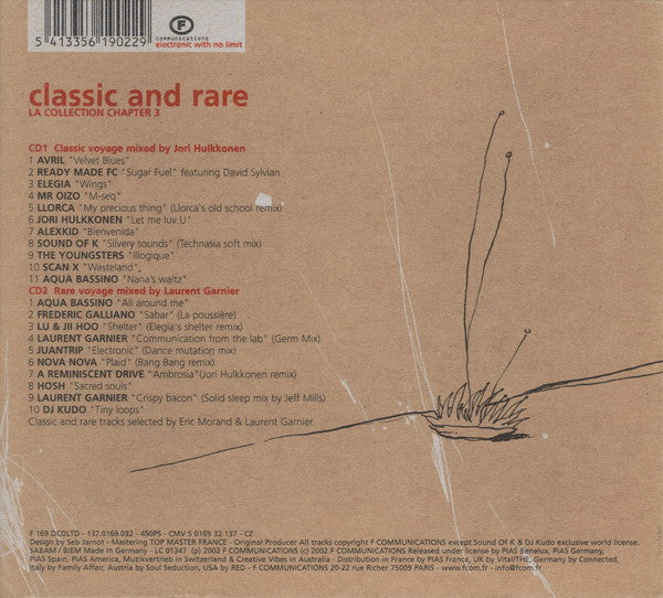 Various : Classic And Rare - La Collection Chapter 3 (2xCD, Ltd, Mixed, Dig)