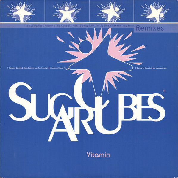 The Sugarcubes : Vitamin • The Complete High Potency Sustained Release Extended Play Youth Remixes (12", EP)