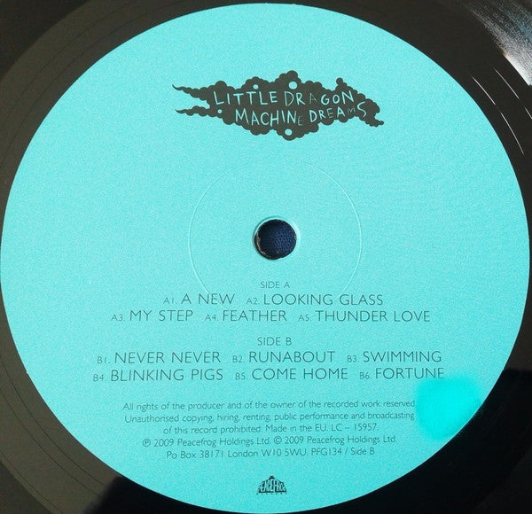 Little Dragon : Machine Dreams (LP, Album, RE)