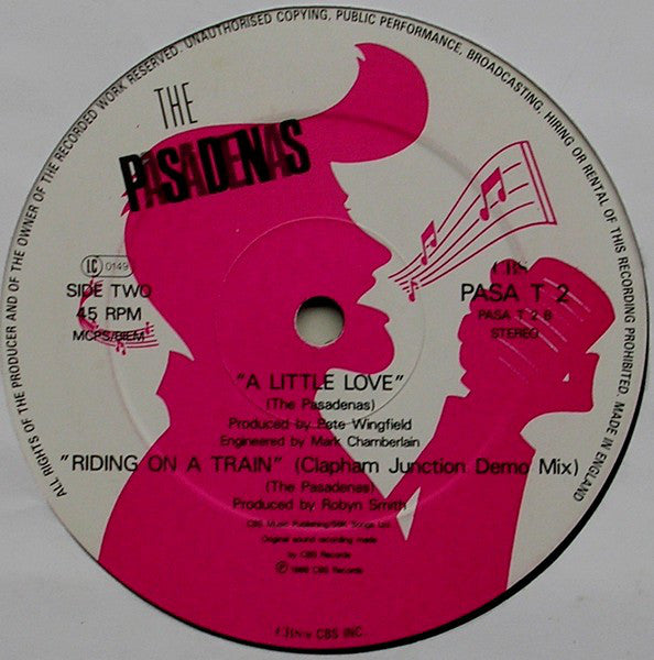 The Pasadenas : Riding On A Train (12", Single)