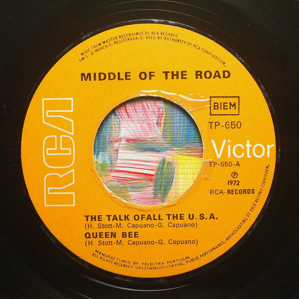 Middle Of The Road : The Talk Of All The U.S.A. (7", EP, Mono)