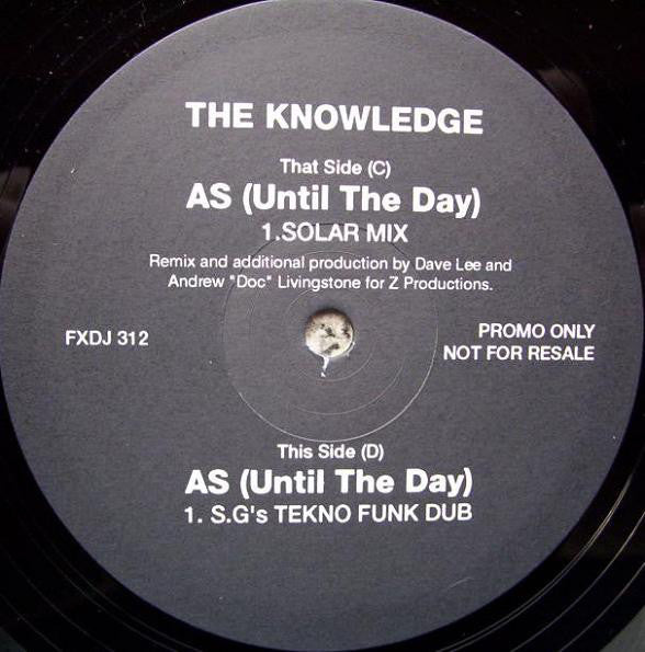 The Knowledge : As (Until The Day) (2x12", Promo)