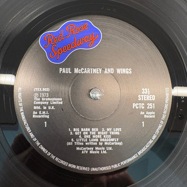 Wings (2) : Red Rose Speedway (LP, Album, No )