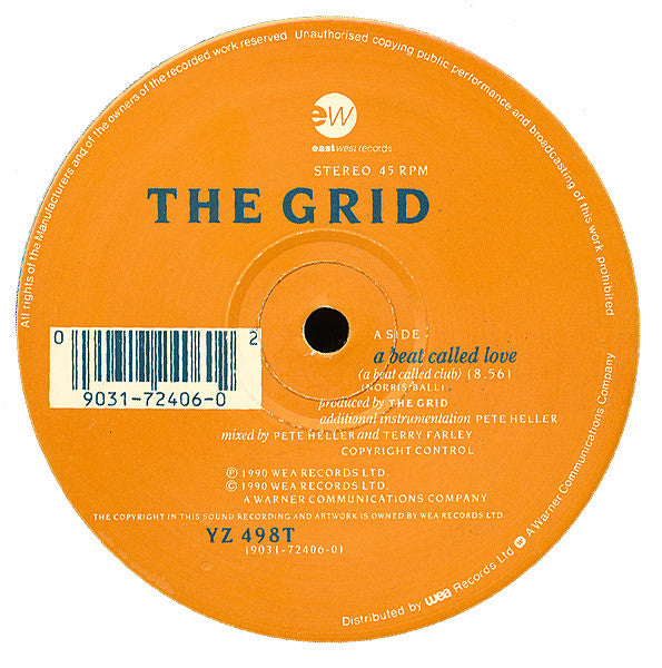 The Grid : A Beat Called Love (12")