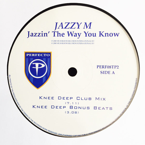 Jazzy M : Jazzin' The Way You Know (12", Promo)