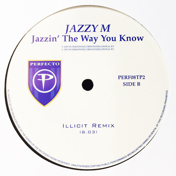 Jazzy M : Jazzin' The Way You Know (12", Promo)