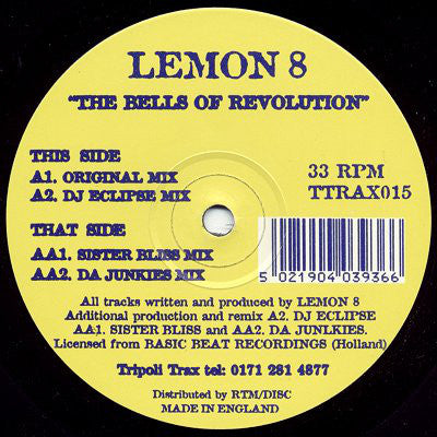 Lemon8 : The Bells Of Revolution (12")