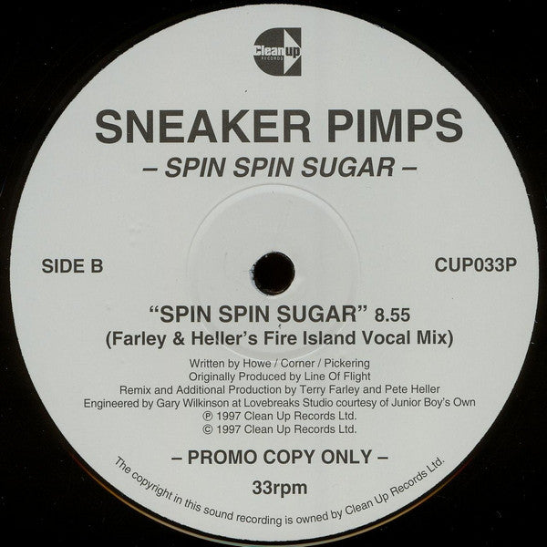 Sneaker Pimps : Spin Spin Sugar (2x12", Promo)