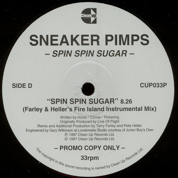 Sneaker Pimps : Spin Spin Sugar (2x12", Promo)