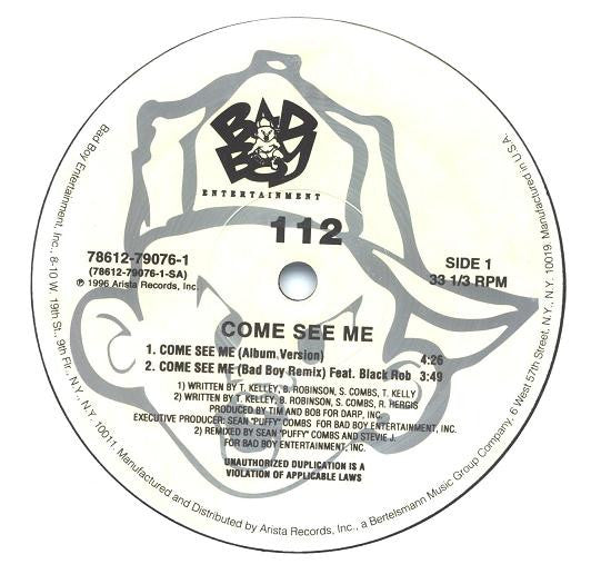 112 : Come See Me (Remix) (12")