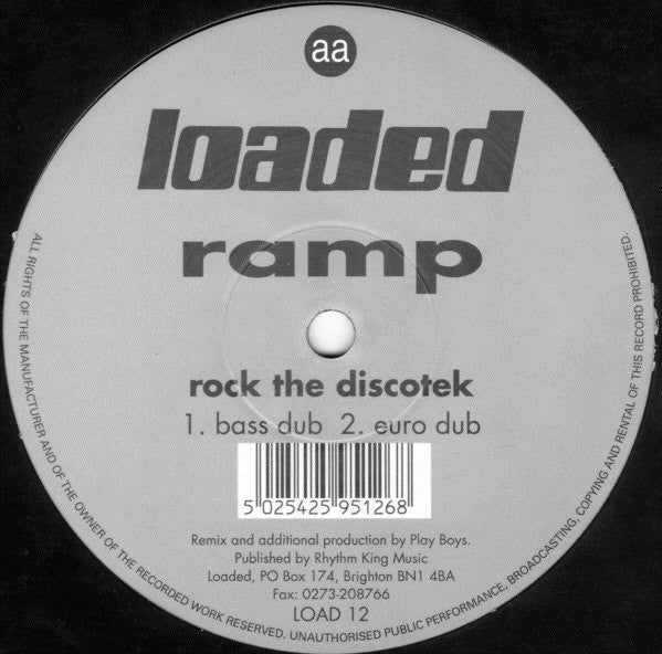 Ramp : Rock The Discotek (12")