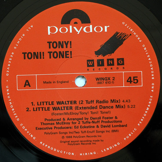 Tony! Toni! Toné! : Little Walter (12")