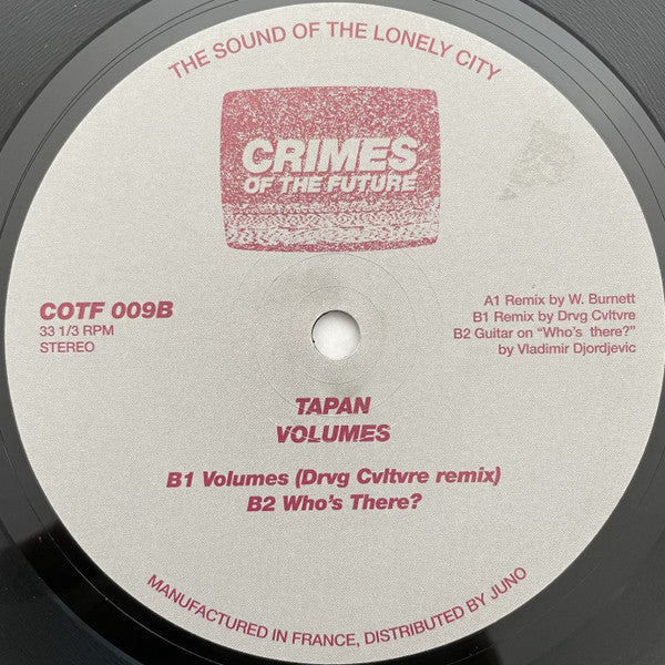 Tapan : Volumes  (12")