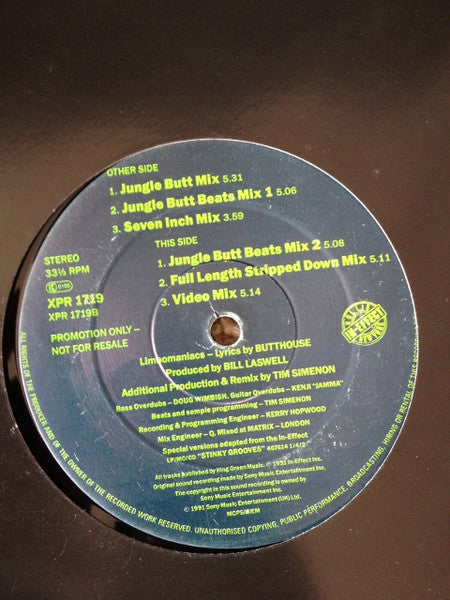 Limbomaniacs : Shake It (12", Promo)