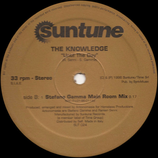 The Knowledge : Until The Day (12")