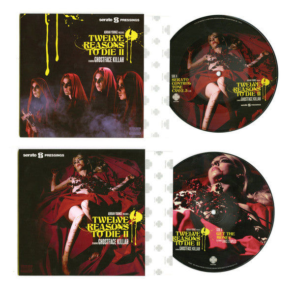 Ghostface Killah & Adrian Younge : Twelve Reasons To Die II (Serato Control Vinyl) (2x7", Single, Ltd, Pic)