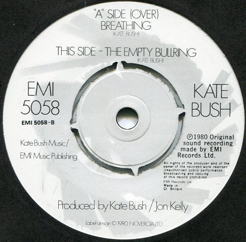 Kate Bush : Breathing (7", Single)