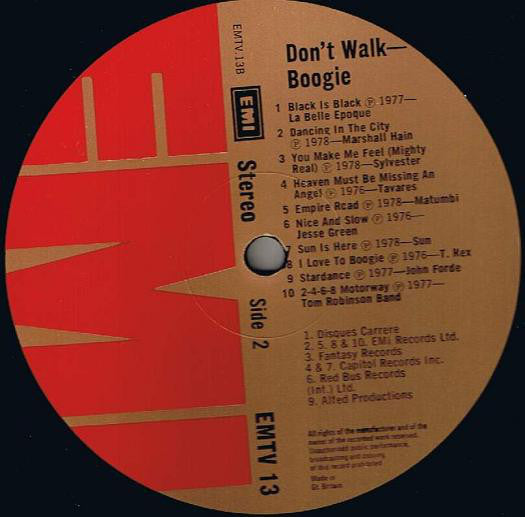 Various : Don't Walk, Boogie (LP, Comp)