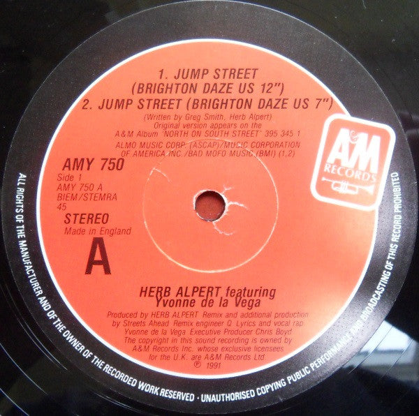 Herb Alpert : Jump Street (12")