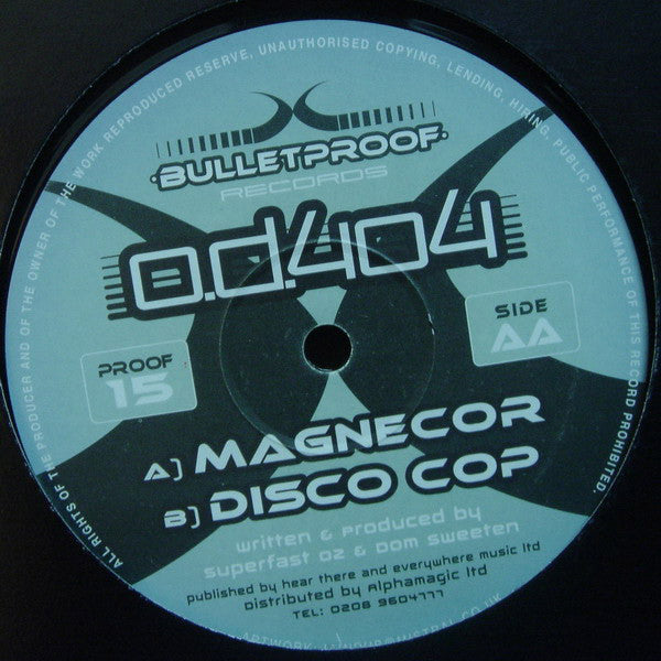 OD404 : Magnecor / Disco Cop (12")