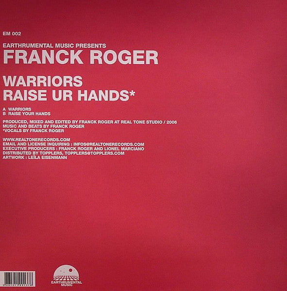 Franck Roger : Warriors / Raise Ur Hands (12")