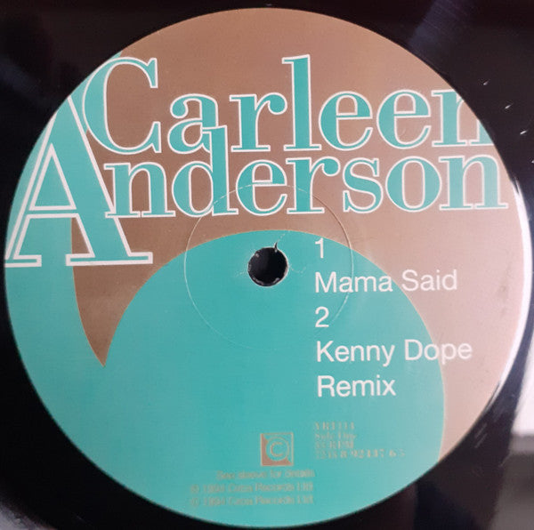 Carleen Anderson : Mama Said (12")