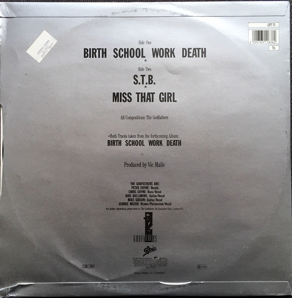 The Godfathers : Birth, School, Work, Death (12", Single)