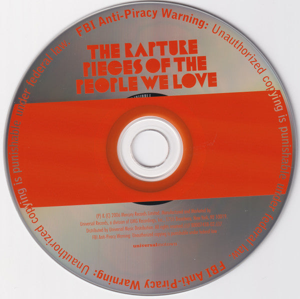 The Rapture : Pieces Of The People We Love (CD, Album)