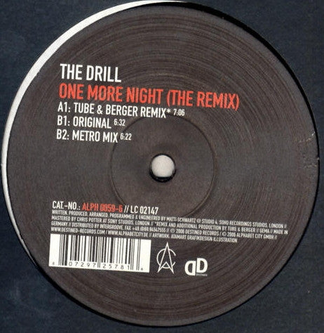 The Drill (2) : One More Night (The Remix) (12")