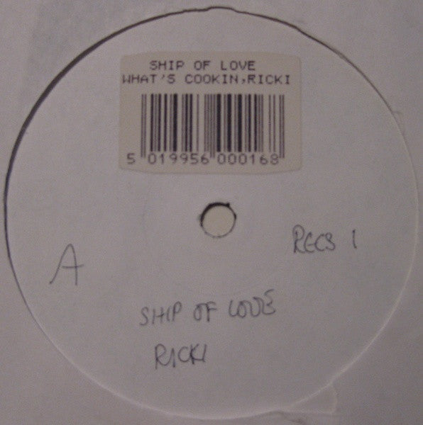 Ricki (3) : Ship Of Love (12", W/Lbl, Sti)