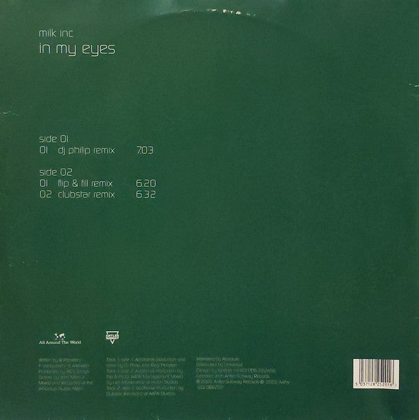 Milk Inc. : In My Eyes (12")