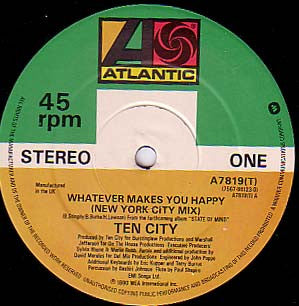 Ten City : Whatever Makes You Happy (12")