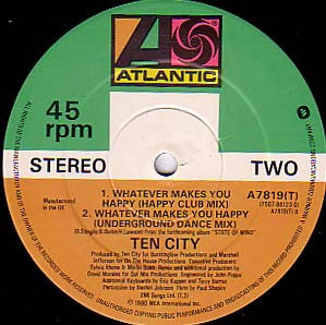Ten City : Whatever Makes You Happy (12")