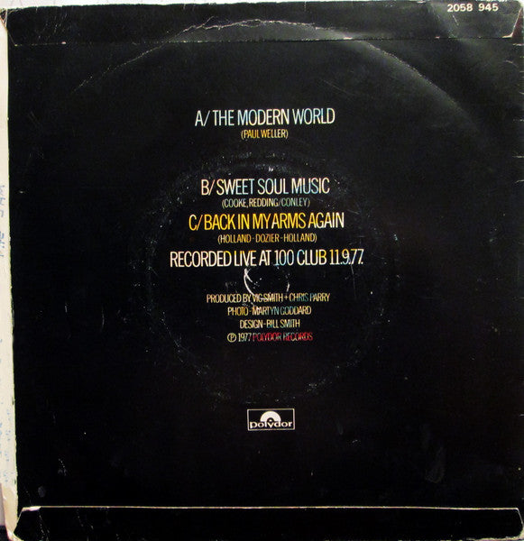 The Jam : The Modern World (7", Single, Lar)