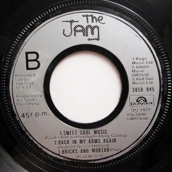The Jam : The Modern World (7", Single, Lar)