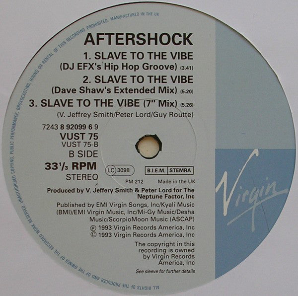 Aftershock : Slave To The Vibe (12")
