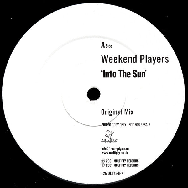Weekend Players : Into The Sun (12", Promo)