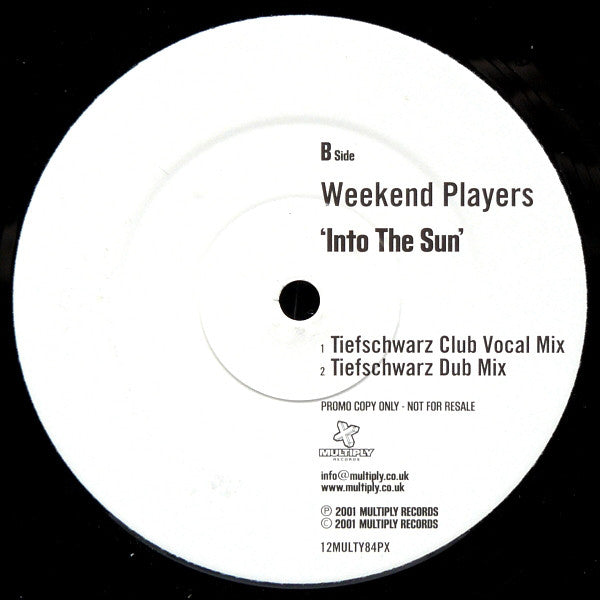 Weekend Players : Into The Sun (12", Promo)
