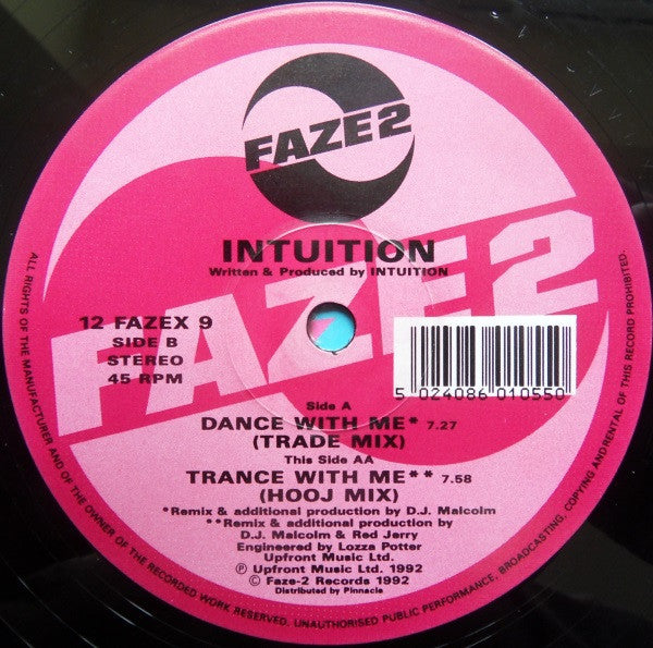 Intuition : Dance With Me (Remix) (12")