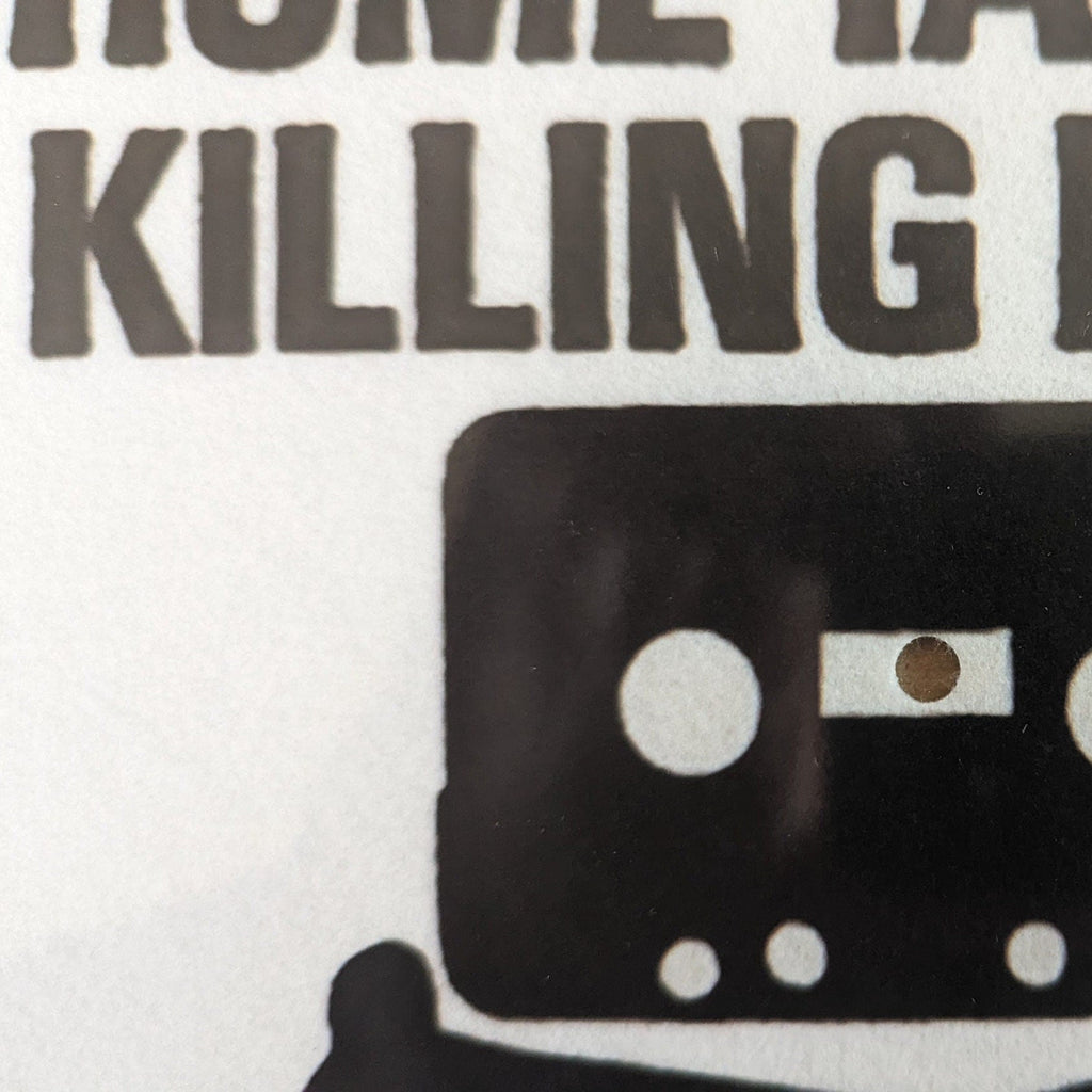Piracy is killing music Slipmat - 7 & 12 inch LP Vinyl DJ Pro Turntable Slip Mat Record Player Technics 1210 DJ Turntablist