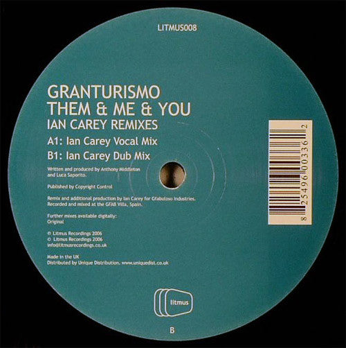 GranTurismo : Them & Me & You (Ian Carey Remixes) (12")