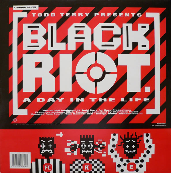 Black Riot : Warlock / A Day In The Life (12", Single)