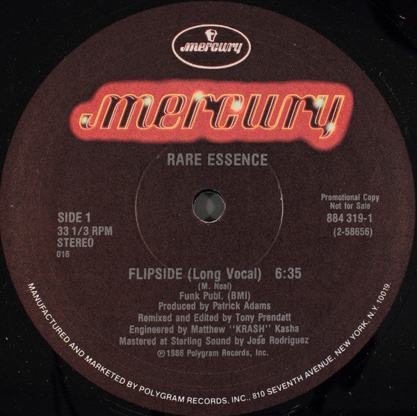Rare Essence : Flipside (12", Promo)