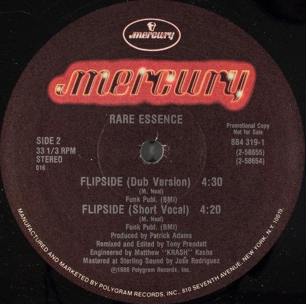 Rare Essence : Flipside (12", Promo)
