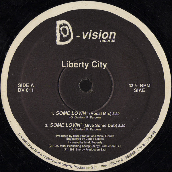 Liberty City / Interceptor : Some Lovin' / Together (12")