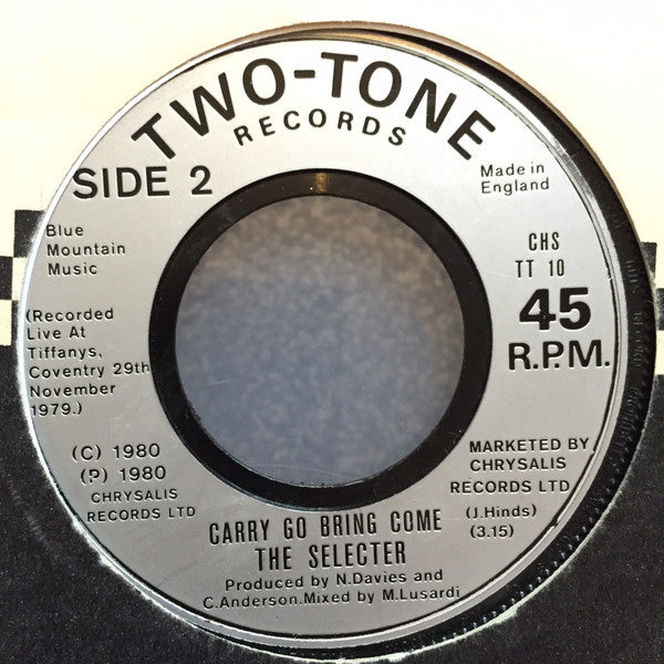The Selecter : Missing Words (7", Single, Lar)