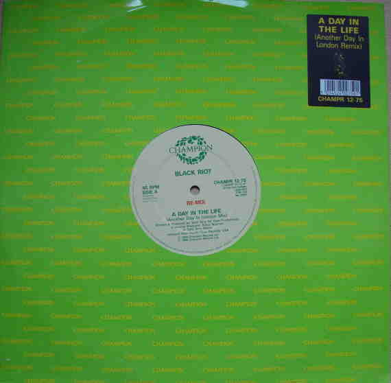 Black Riot : A Day In The Life (Re-Mix) / Warlock (12")